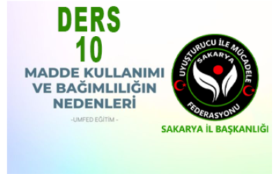 Ders 10 | Madde Kullanımı ve Bağımlılığın Nedenleri